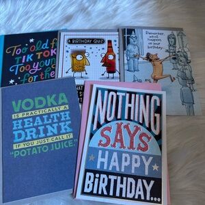 🧡10/$10 Assorted Humorous Birthday Cards Set